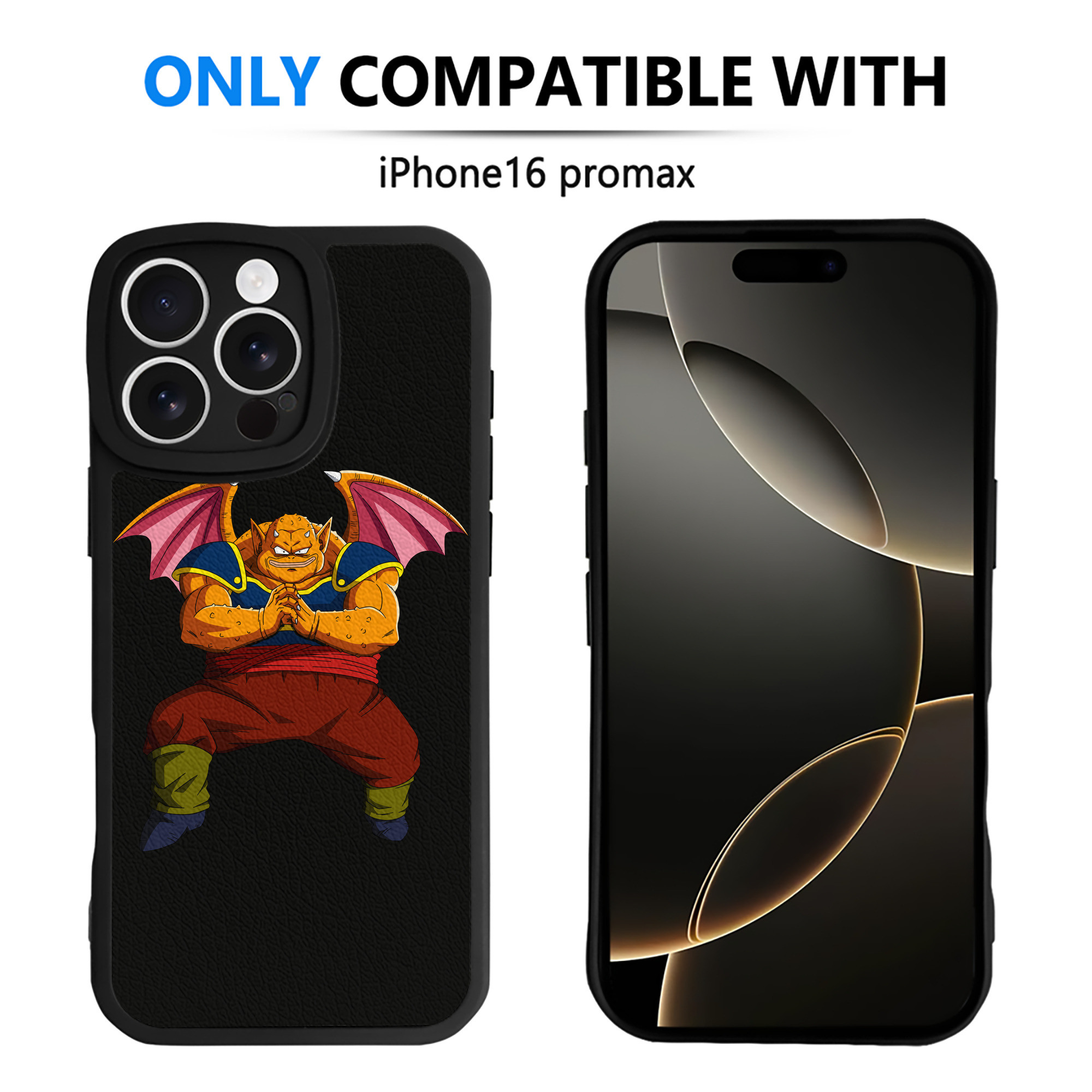 （画像用） ドラゴンボール DRAGON BALL 【iPhone 16シリーズ対応】シリコンスマホケース（レザー調） 材質：シリコン